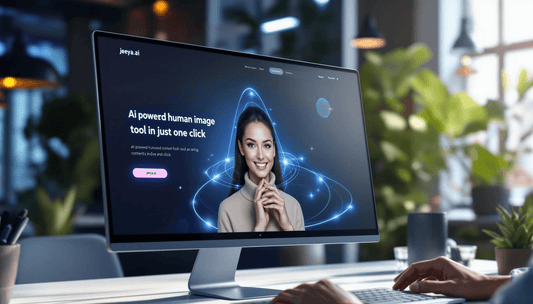 A dynamic interface showcasing the all-in-one creative toolkit that transforms static photos into captivating video content with realistic human avatars, natural voiceovers, engaging video animations, and custom background music for professional marketing and content creation.